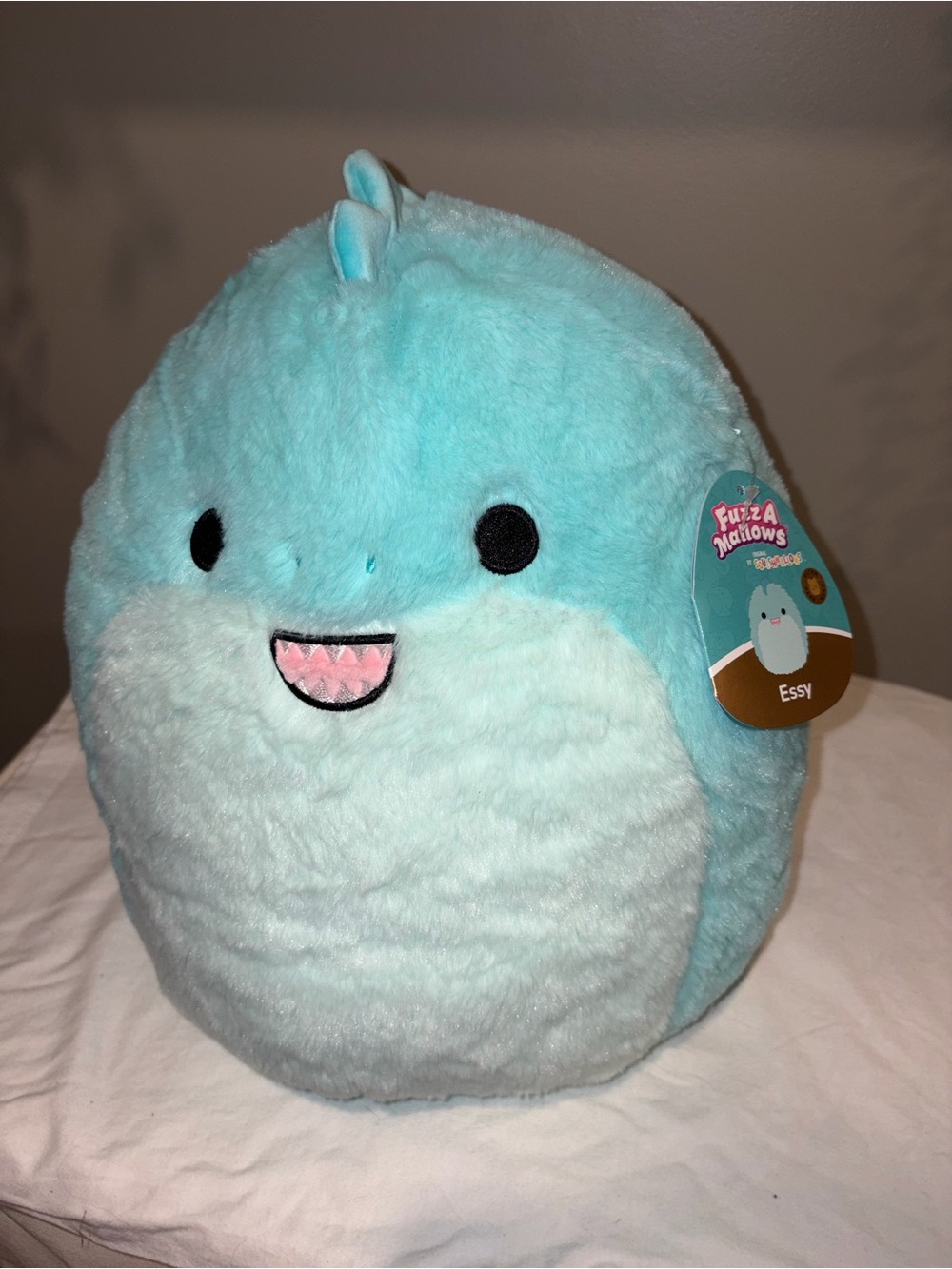 NWT Ultra Rare! Squishmallows Essy 12β Blue Fuzz-A-Mallows